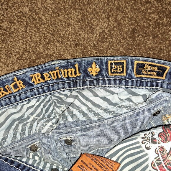 Rock Revival Hana Skinny Stretch Jean size 26 - Picture 8 of 16